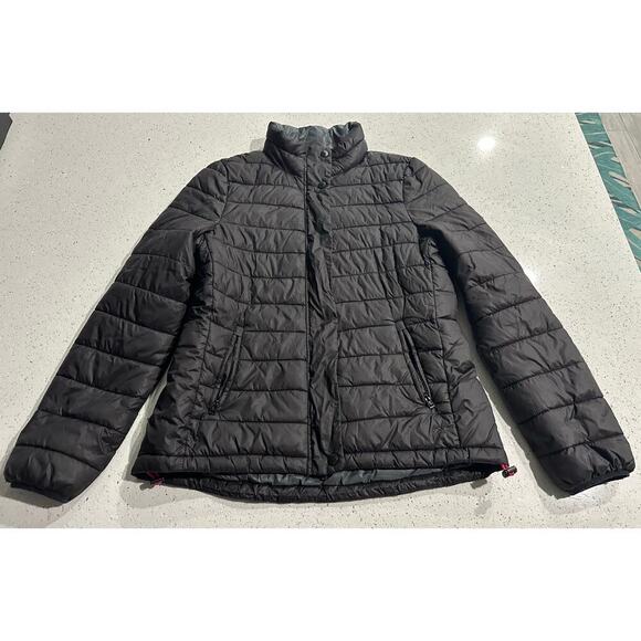 American Eagle Jackets & Blazers - American Eagle Women's Long Sleeve Full Zipper Black Puffer Jacket Size: XL